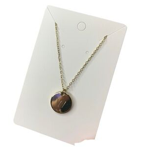 W initial necklace